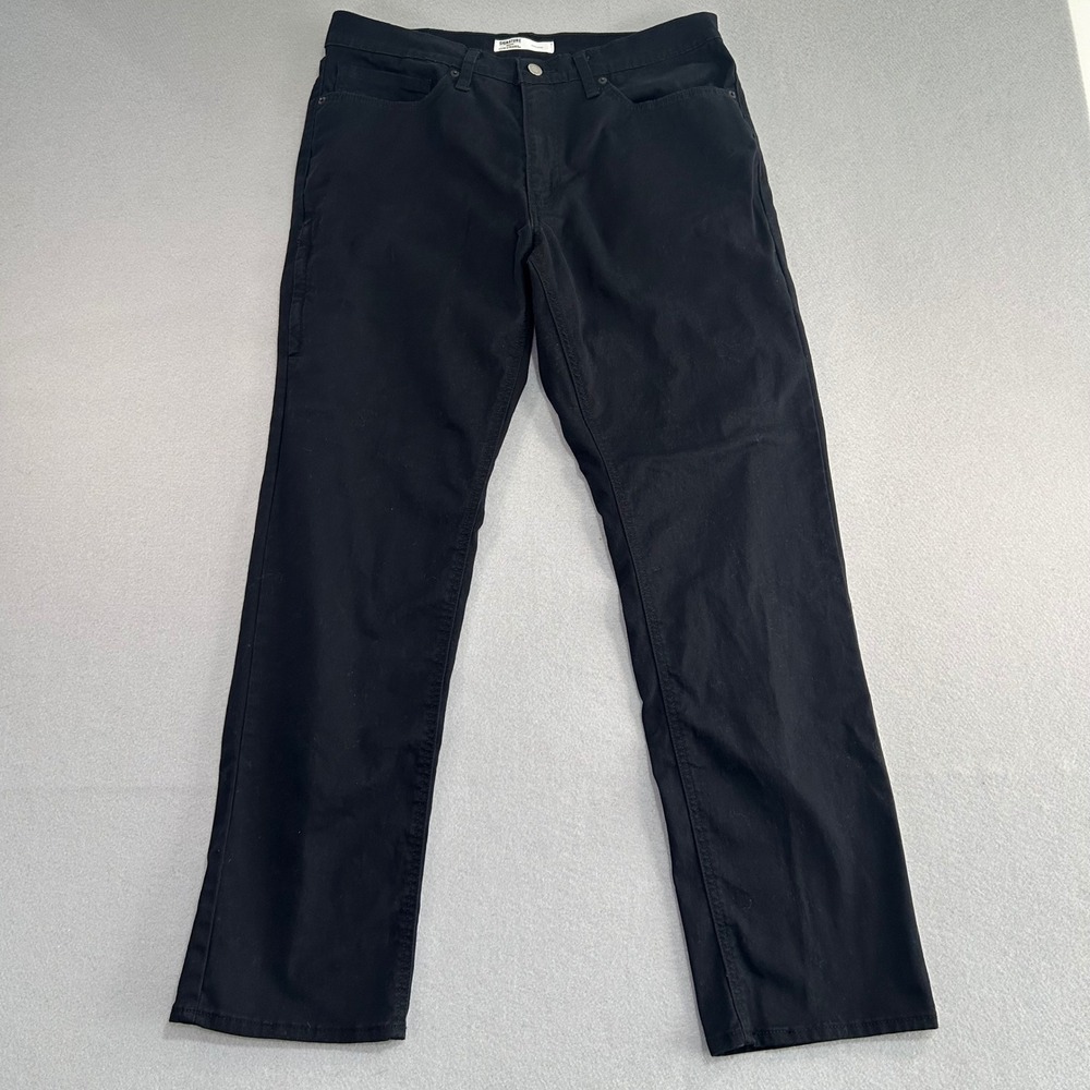 Signature by Levi Strauss Pants Mens 34x32 Black Athletic Fit Gold Label Utility